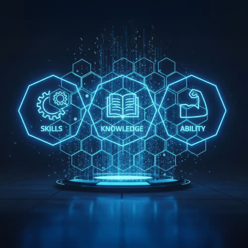 Professional AI training session